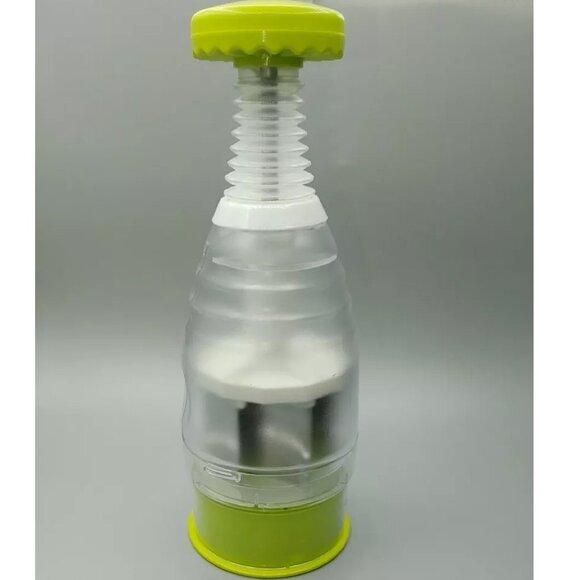 Handheld Food Chopper Mincer Dicer New Clear/Green - Picture 1 of 2